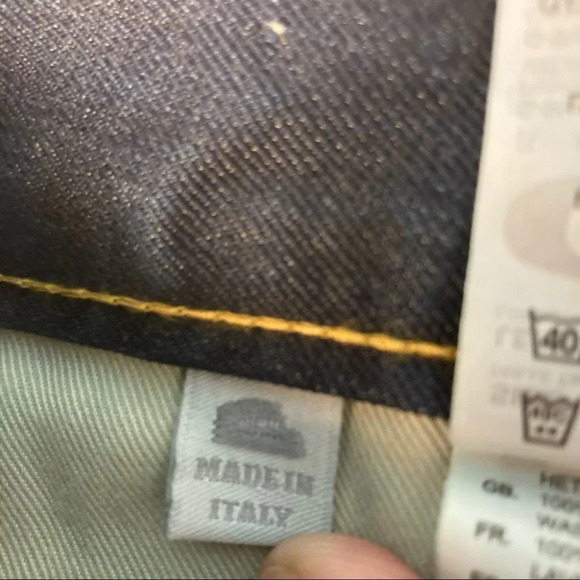 G-STAR RAW Sz 33 D 3301 Button fly 100%  cotton Jeans - Picture 12 of 15